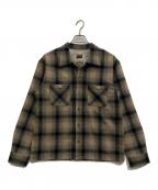 TENDERLOIN(合同会社テンダーロイン)テンダーロイン（ゴウドウガイシャ テンダーロイン））の古着「OMBRE CHECK SHIRTS」｜ブラウン