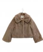HER LIP TOハーリップトゥ）の古着「Winter Love Faux Fur Coat」｜ピンク