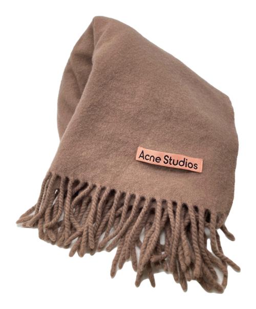 Acne studios（アクネ ストゥディオズ）ACNE STUDIOS (アクネ ストゥディオズ) ウールマフラー ブラウンの古着・服飾アイテム