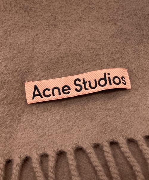 Acne studios（アクネ ストゥディオズ）ACNE STUDIOS (アクネ ストゥディオズ) ウールマフラー ブラウンの古着・服飾アイテム
