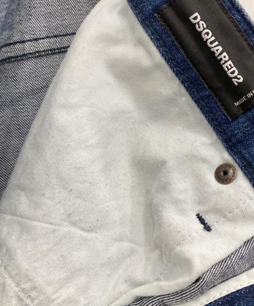 DSQUARED2（ディースクエアード）DSQUARED2 (ディースクエアード) Skater Jean Dark Milky Way Wash インディゴ サイズ:46の古着・服飾アイテム