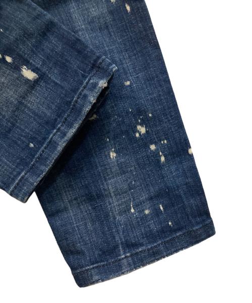 DSQUARED2（ディースクエアード）DSQUARED2 (ディースクエアード) Skater Jean Dark Milky Way Wash インディゴ サイズ:46の古着・服飾アイテム