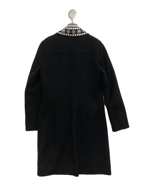 MOSCHINO CHEAP&CHIC（モスキーノ チープ アンド シック）MOSCHINO CHEAP&CHIC (モスキーノ チープ アンド シック) ウールコート ブラック サイズ:-の古着・服飾アイテム