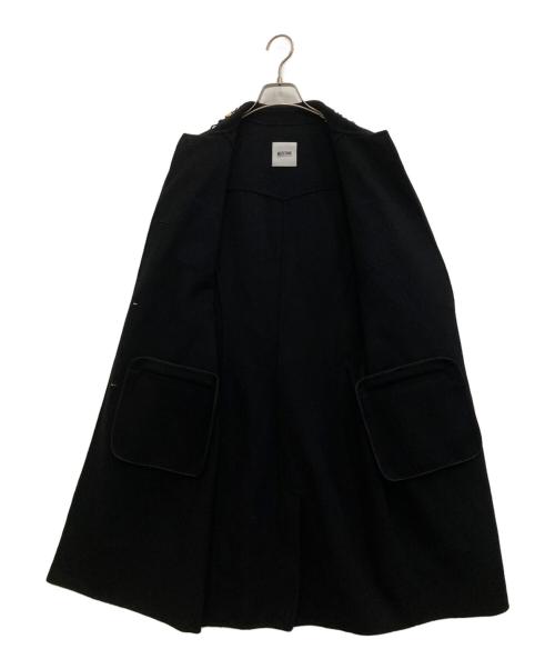 MOSCHINO CHEAP&CHIC（モスキーノ チープ アンド シック）MOSCHINO CHEAP&CHIC (モスキーノ チープ アンド シック) ウールコート ブラック サイズ:-の古着・服飾アイテム