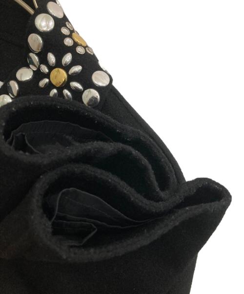 MOSCHINO CHEAP&CHIC（モスキーノ チープ アンド シック）MOSCHINO CHEAP&CHIC (モスキーノ チープ アンド シック) ウールコート ブラック サイズ:-の古着・服飾アイテム