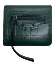 BALENCIAGA（バレンシアガ）の古着「コンパクトウォレット」｜グリーン