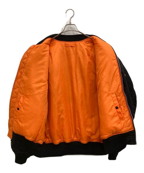 ALPHA（アルファ）ALPHA (アルファ) MA-1ジャケット ブラック サイズ:4Lの古着・服飾アイテム
