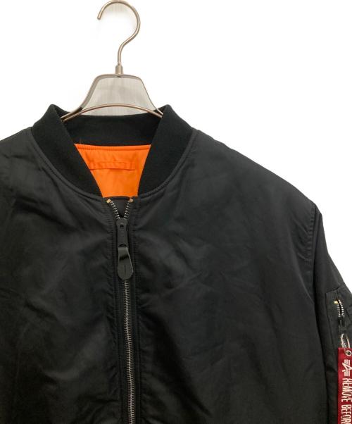 ALPHA（アルファ）ALPHA (アルファ) MA-1ジャケット ブラック サイズ:4Lの古着・服飾アイテム