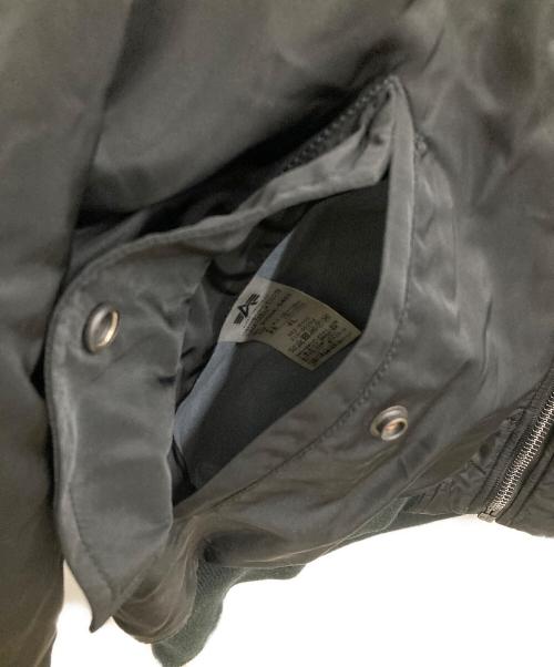 ALPHA（アルファ）ALPHA (アルファ) MA-1ジャケット ブラック サイズ:4Lの古着・服飾アイテム