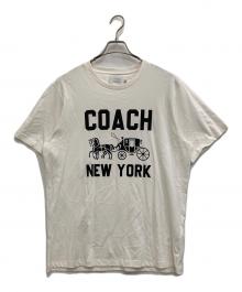 COACH（コーチ）の古着「プリントTシャツ」｜ホワイト