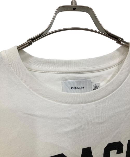 COACH（コーチ）COACH (コーチ) プリントTシャツ ホワイト サイズ:Lの古着・服飾アイテム