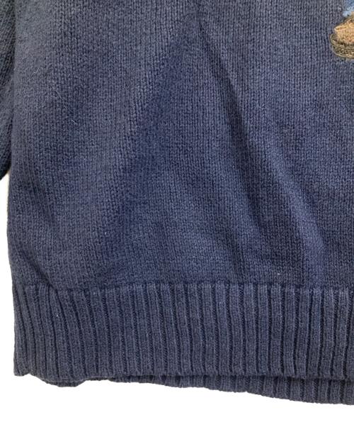 POLO RALPH LAUREN（ポロ・ラルフローレン）POLO RALPH LAUREN (ポロ・ラルフローレン) ポロベアニット ネイビー サイズ:XXLの古着・服飾アイテム