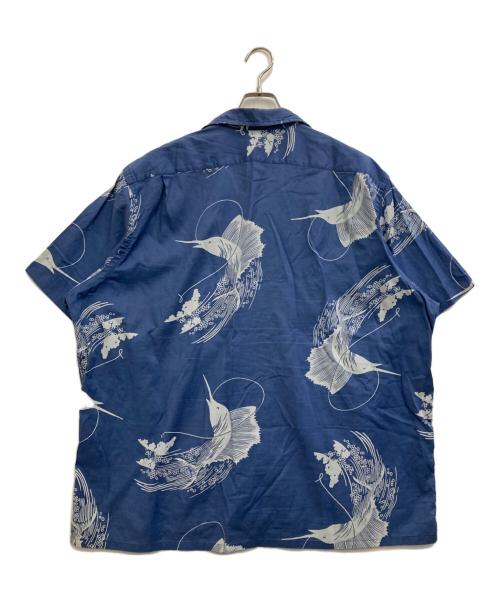 POLO RALPH LAUREN（ポロ・ラルフローレン）POLO RALPH LAUREN (ポロ・ラルフローレン) オープンカラーシャツ ネイビー サイズ:XXLの古着・服飾アイテム