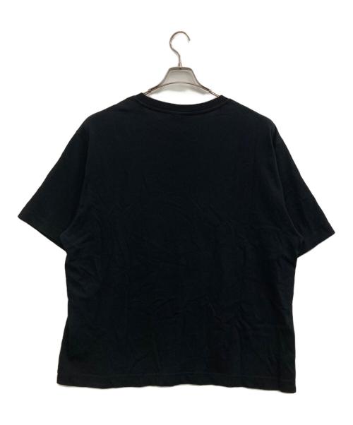 maison kitsune（メゾンキツネ）MAISON KITSUNE (メゾンキツネ) BOLD FOX HEAD PATCH OVERSIZE TEE ブラック サイズ:XLの古着・服飾アイテム