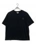 MAISON KITSUNE（メゾンキツネ）の古着「BOLD FOX HEAD PATCH OVERSIZE TEE」｜ブラック