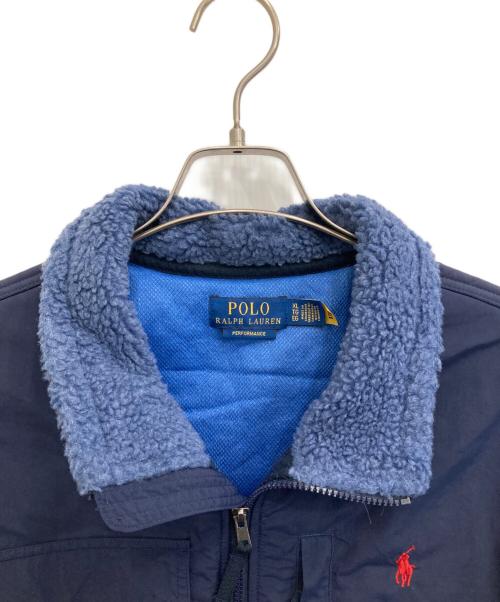POLO RALPH LAUREN（ポロ・ラルフローレン）POLO RALPH LAUREN (ポロ・ラルフローレン) フリースジャケット ネイビー サイズ:XLの古着・服飾アイテム