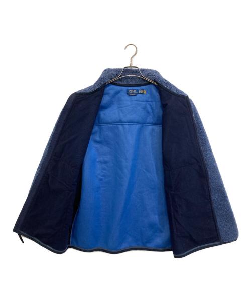 POLO RALPH LAUREN（ポロ・ラルフローレン）POLO RALPH LAUREN (ポロ・ラルフローレン) フリースジャケット ネイビー サイズ:XLの古着・服飾アイテム