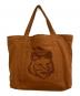 maison kitsune（メゾンキツネ）の古着「FOX HEAD LARGE TOTE」｜ブラウン