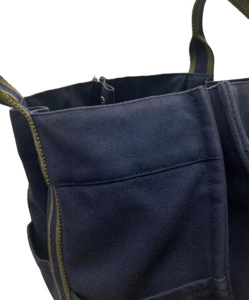 HERMES（エルメス）HERMES (エルメス) トートバッグ ネイビーの古着・服飾アイテム