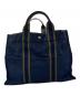 HERMES (エルメス) トートバッグ ネイビー：10000円