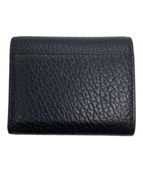 Maison Margiela（メゾンマルジェラ）Maison Margiela (メゾンマルジェラ) 4ステッチ3つ折りウォレット ブラックの古着・服飾アイテム