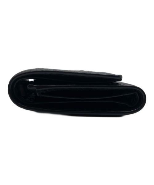 Maison Margiela（メゾンマルジェラ）Maison Margiela (メゾンマルジェラ) 4ステッチ3つ折りウォレット ブラックの古着・服飾アイテム