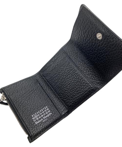 Maison Margiela（メゾンマルジェラ）Maison Margiela (メゾンマルジェラ) 4ステッチ3つ折りウォレット ブラックの古着・服飾アイテム