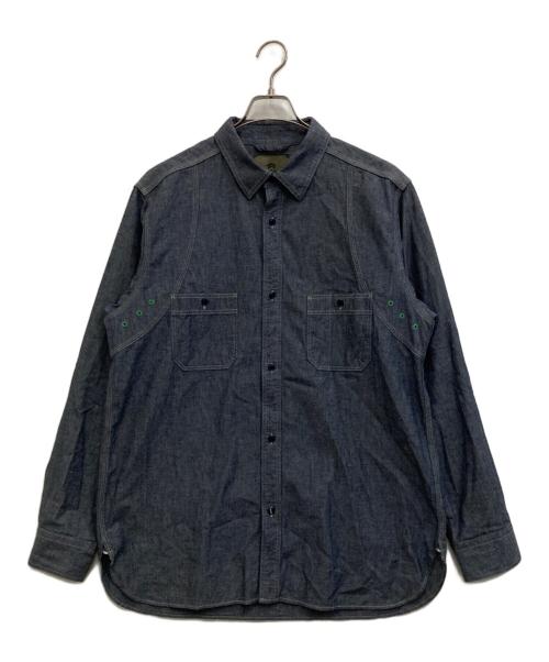 NIGEL CABOURN（ナイジェルケーボン）NIGEL CABOURN (ナイジェルケーボン) ニューメディカルシャツ インディゴ サイズ:SIZE 52の古着・服飾アイテム