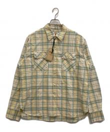 WYTHE（ワイス）の古着「Oxford Cloth Pearlsnap Shirt」｜イエロー