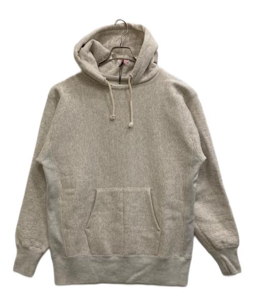 Champion REVERSE WEAVE（チャンピオン リバース ウィーブ）Champion REVERSE WEAVE (チャンピオン リバース ウィーブ) 後付けパーカー アイボリー サイズ:L 未使用品の古着・服飾アイテム