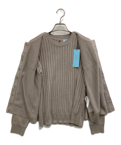 KUMIKYOKU（クミキョク）KUMIKYOKU (クミキョク) アンサンブルカーディガン グレー サイズ:2の古着・服飾アイテム