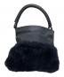 Vivienne Westwood (ヴィヴィアンウエストウッド) レザー×ファーワンショルダーバッグ ブラック：12000円