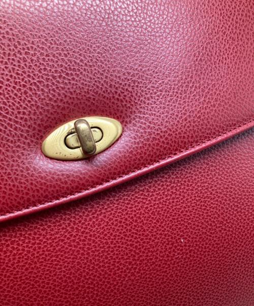 COACH（コーチ）COACH (コーチ) 2WAYショルダーバッグ レッドの古着・服飾アイテム