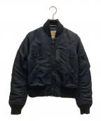ALPHA×LEEアルファ×リー）の古着「ストームライダー/MA-1ジャケット」｜ネイビー