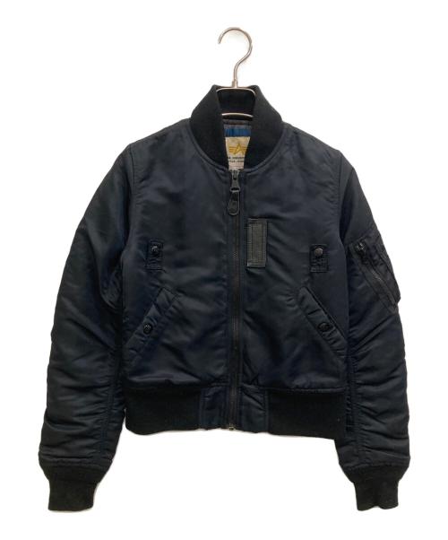 ALPHA（アルファ）ALPHA (アルファ) LEE (リー) ストームライダー/MA-1ジャケット ネイビー サイズ:Sの古着・服飾アイテム