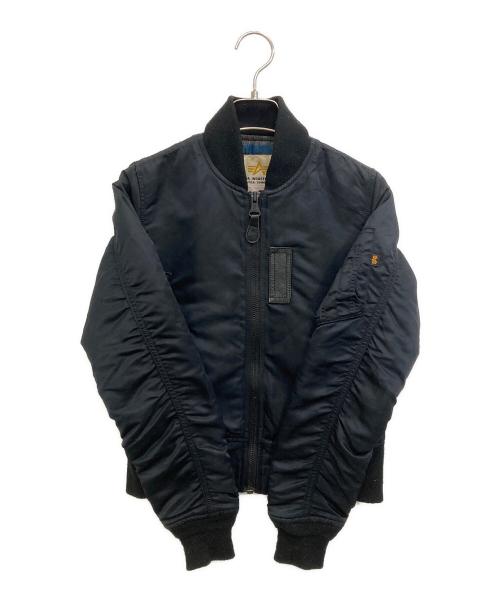 ALPHA（アルファ）ALPHA (アルファ) LEE (リー) ストームライダー/MA-1ジャケット ネイビー サイズ:Sの古着・服飾アイテム