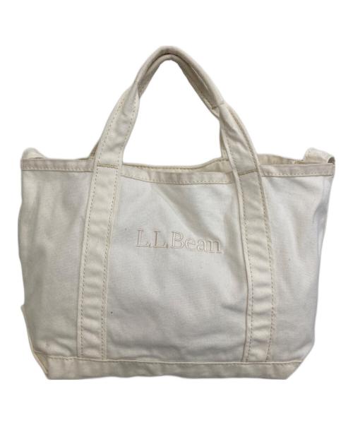 L.L.Bean（エルエルビーン）L.L.Bean (エルエルビーン) トートバッグ ホワイトの古着・服飾アイテム