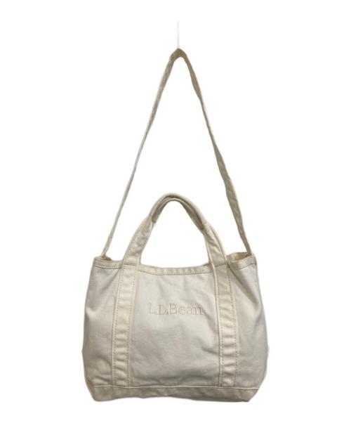 L.L.Bean（エルエルビーン）L.L.Bean (エルエルビーン) トートバッグ ホワイトの古着・服飾アイテム