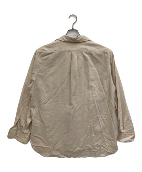 ULTERIOR（アルテリア）ULTERIOR (アルテリア) SILKY SOFT TWILL SKIPPER SHIRT ベージュ サイズ:4の古着・服飾アイテム