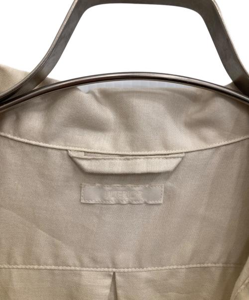 ULTERIOR（アルテリア）ULTERIOR (アルテリア) SILKY SOFT TWILL SKIPPER SHIRT ベージュ サイズ:4の古着・服飾アイテム