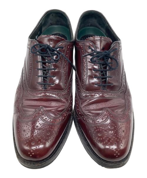 Florsheim（フローシャイム）Florsheim (フローシャイム) ウィングチップシューズ ブラウン サイズ:26の古着・服飾アイテム