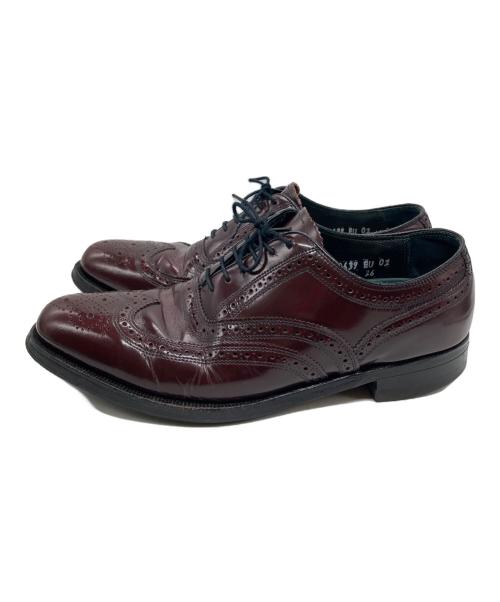 Florsheim（フローシャイム）Florsheim (フローシャイム) ウィングチップシューズ ブラウン サイズ:26の古着・服飾アイテム