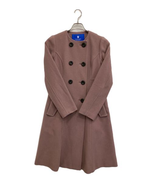 BLUE LABEL CRESTBRIDGE（ブルーレーベルクレストブリッジ）BLUE LABEL CRESTBRIDGE (ブルーレーベルクレストブリッジ) ウールコート ピンク サイズ:36の古着・服飾アイテム
