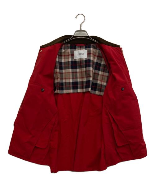 MACKINTOSH PHILOSOPHY（マッキントッシュ フィロソフィー）MACKINTOSH PHILOSOPHY (マッキントッシュ フィロソフィー) コーデュラショートラグランブルゾン レッド サイズ:38の古着・服飾アイテム