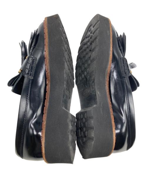 TOD'S（トッズ）TOD'S (トッズ) タッセルローファー ブラック サイズ:38の古着・服飾アイテム