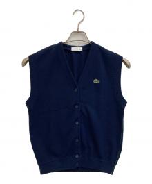 LACOSTE（ラコステ）の古着「ニットベスト」｜ネイビー