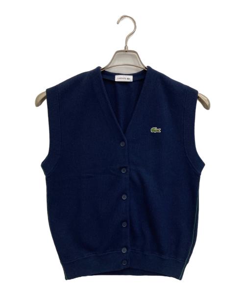 LACOSTE（ラコステ）LACOSTE (ラコステ) ニットベスト ネイビー サイズ:34の古着・服飾アイテム