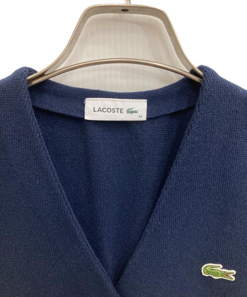 LACOSTE（ラコステ）LACOSTE (ラコステ) ニットベスト ネイビー サイズ:34の古着・服飾アイテム