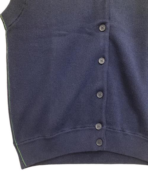 LACOSTE（ラコステ）LACOSTE (ラコステ) ニットベスト ネイビー サイズ:34の古着・服飾アイテム