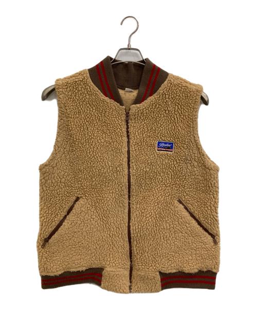 WAREHOUSE（ウエアハウス）WAREHOUSE (ウエアハウス) ボアパイルベスト ブラウン サイズ:40の古着・服飾アイテム